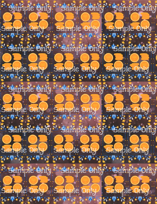 Hanukkah Pattern 43 Image Sheet For Polymer Clay Transfer Decal DIGITAL FILE OR PRINTED