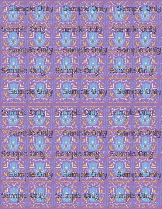 Hanukkah Pattern 50 Image Sheet For Polymer Clay Transfer Decal DIGITAL FILE OR PRINTED