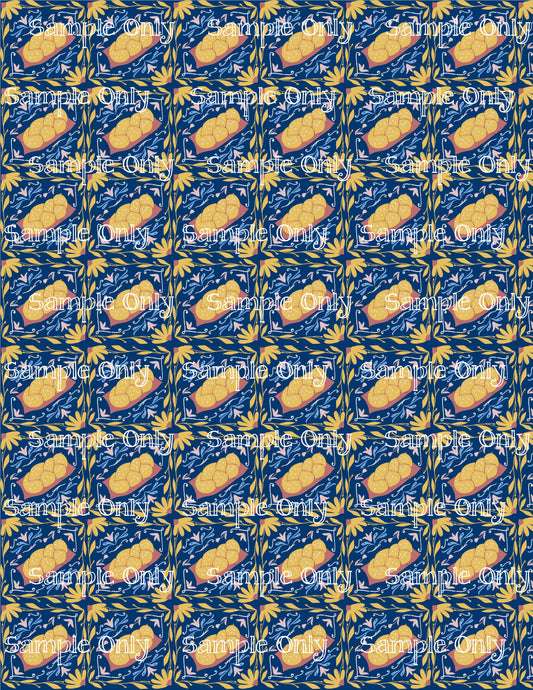 Hanukkah Pattern 58 Image Sheet For Polymer Clay Transfer Decal DIGITAL FILE OR PRINTED