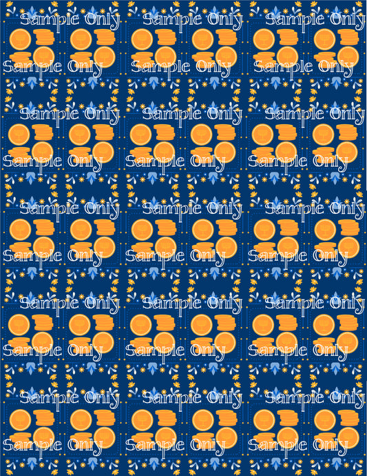 Hanukkah Pattern 63 Image Sheet For Polymer Clay Transfer Decal DIGITAL FILE OR PRINTED