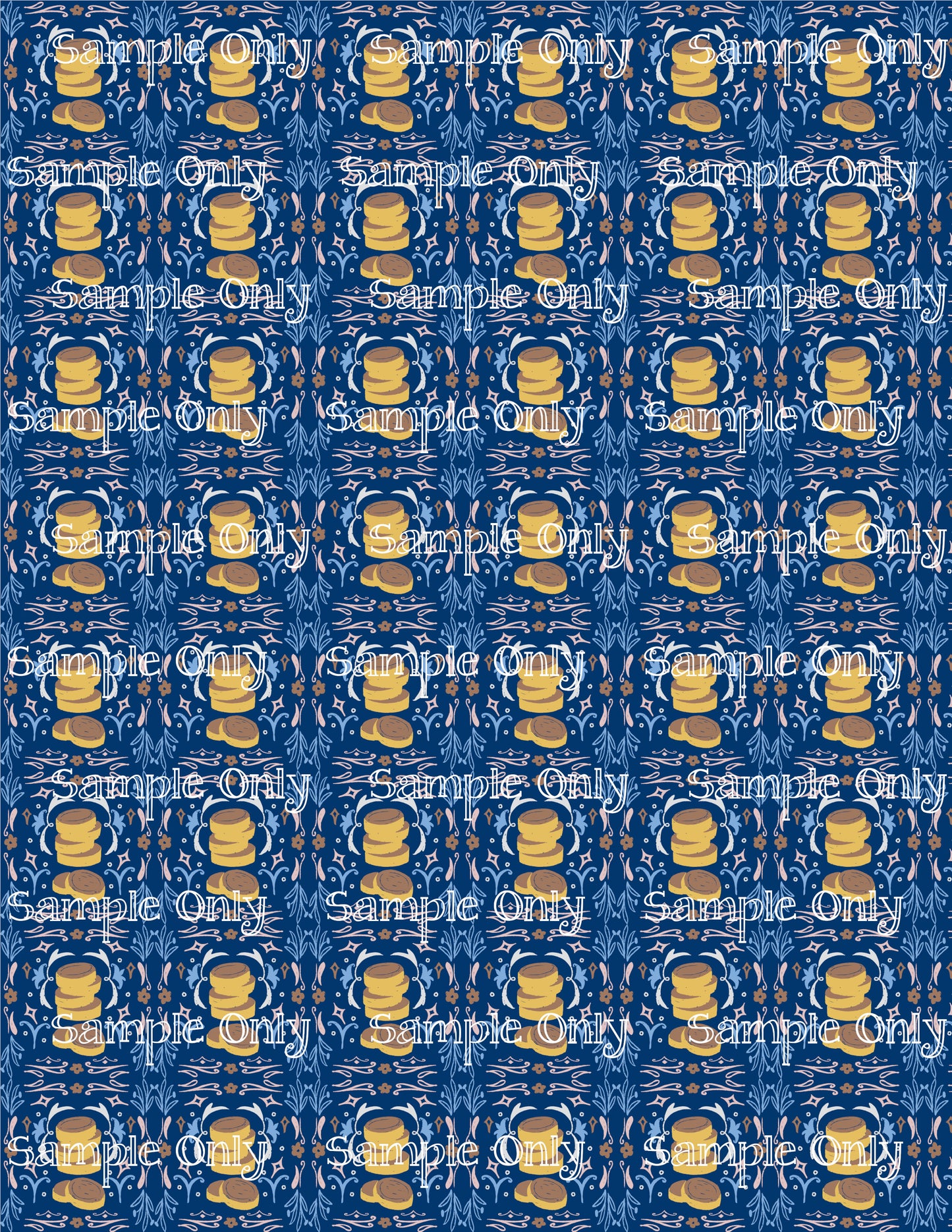 Hanukkah Pattern 67 Image Sheet For Polymer Clay Transfer Decal DIGITAL FILE OR PRINTED