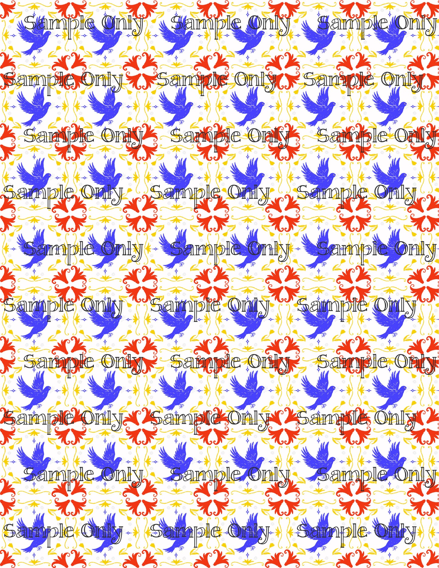 Hanukkah Pattern 07 Image Sheet For Polymer Clay Transfer Decal DIGITAL FILE OR PRINTED