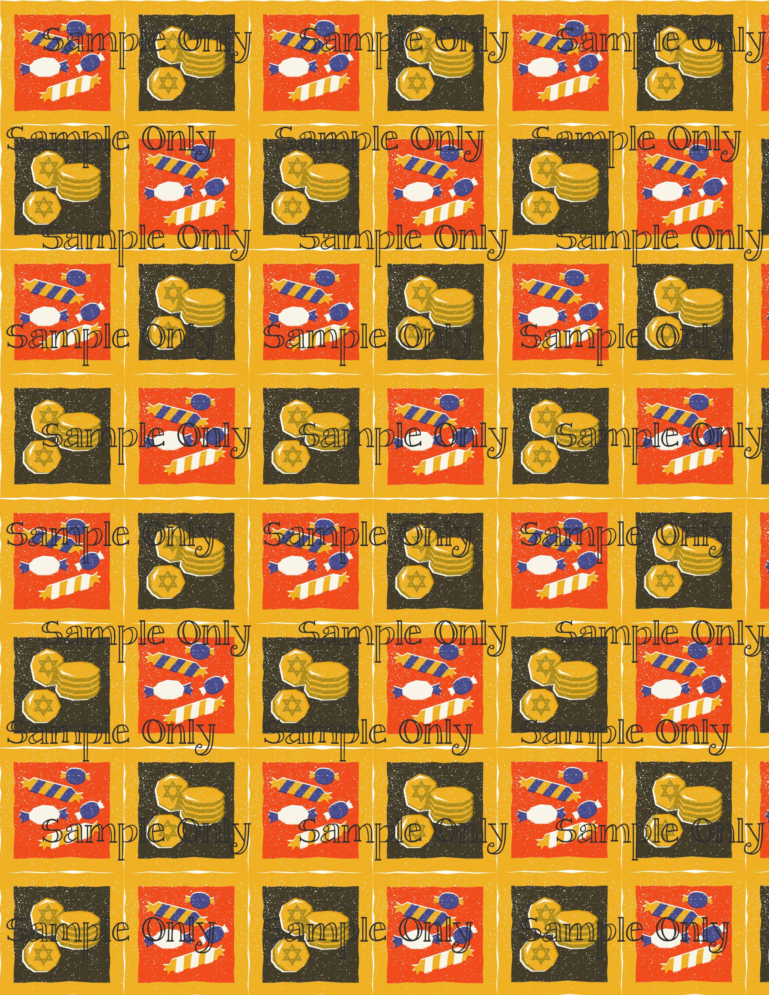 87 Image Hanukkah Gelt Pattern 87 Image Transfer Sheet For Polymer Clay – Love ...