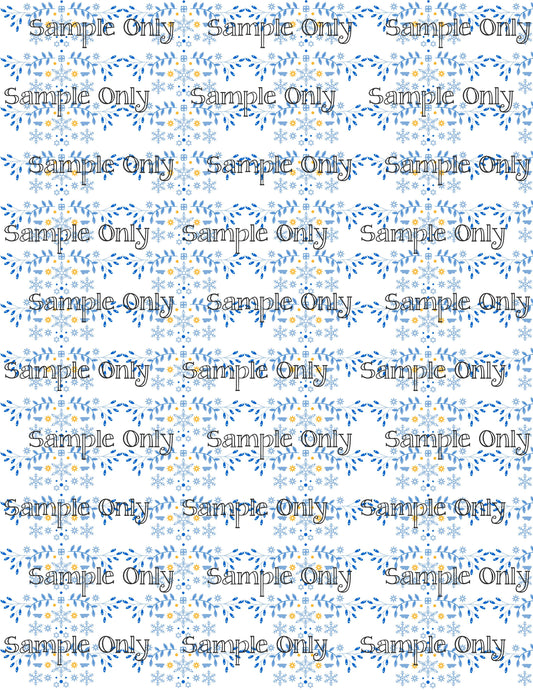 Hanukkah Pattern 94 Image Sheet For Polymer Clay Transfer Decal DIGITAL FILE OR PRINTED