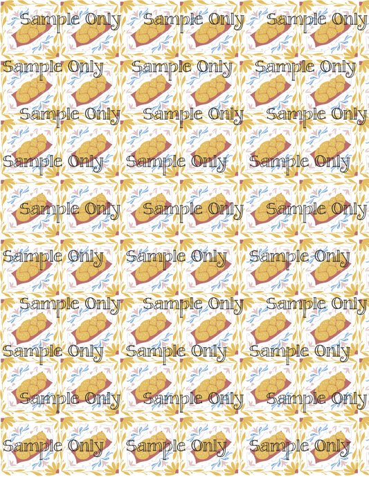 Hanukkah Pattern 97 Image Sheet For Polymer Clay Transfer Decal DIGITAL FILE OR PRINTED