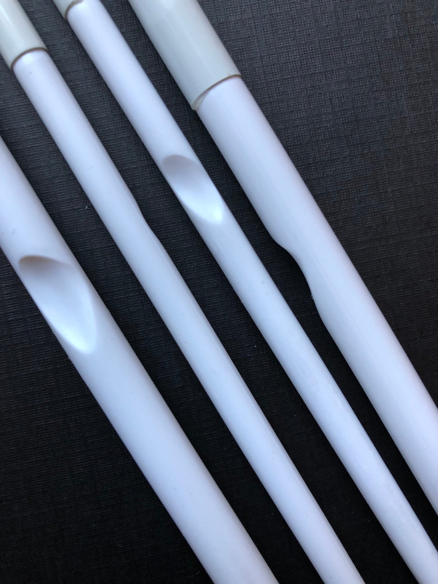 4pc Ergonomic Synthetic Paintbrush Set For Painting Resin Pieces