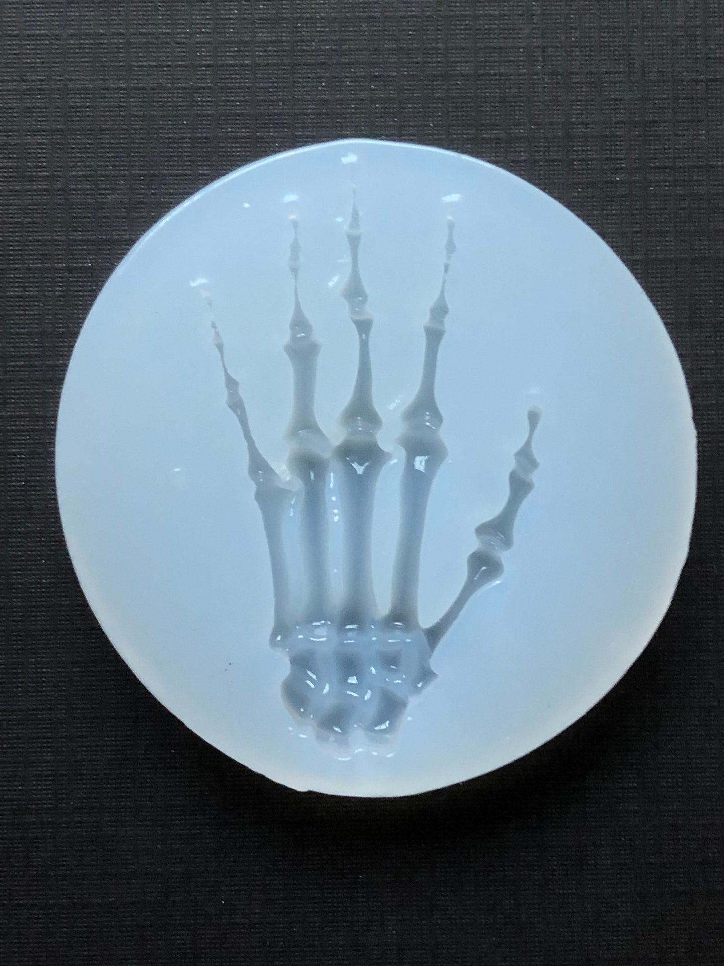 Small Skeleton Hand Flexible Silicone Mold For Resin Crafts or Polymer Clay