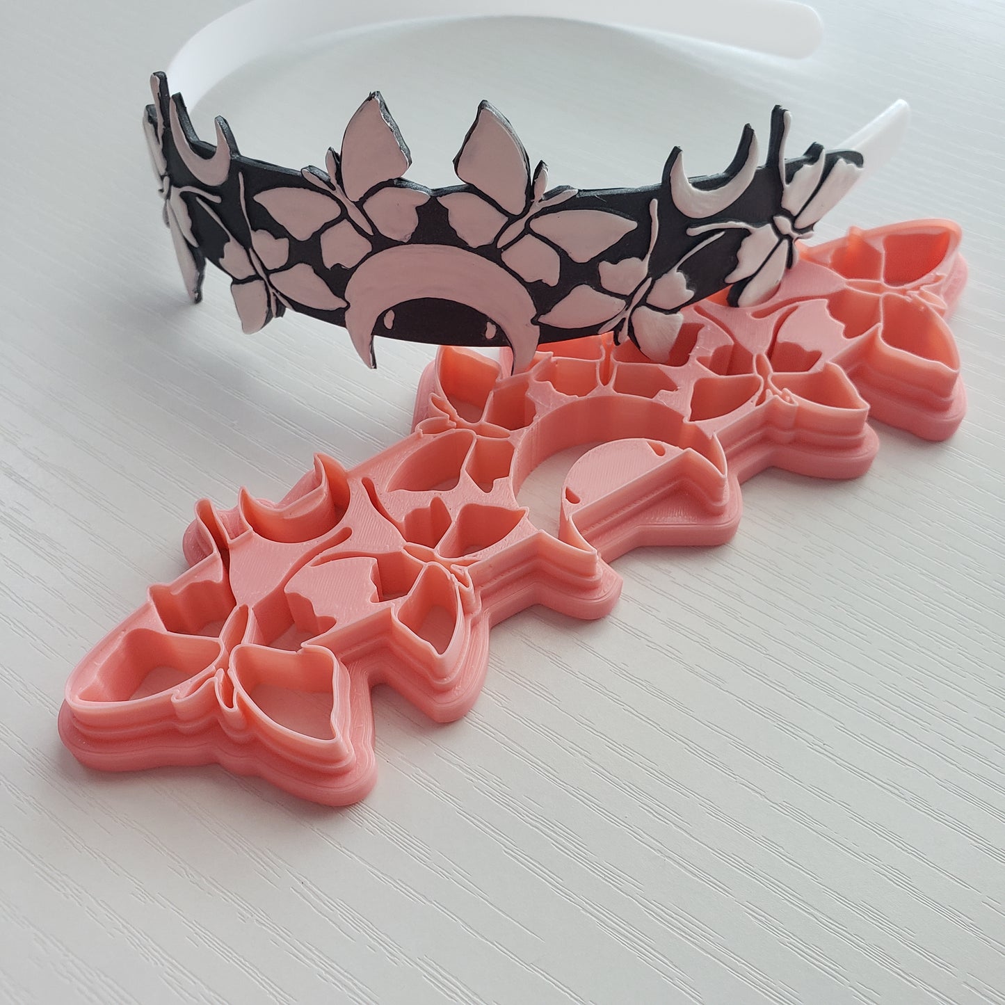 Luna Moth Headband Bracelet or Bookmark Polymer Clay Cutter TPAB