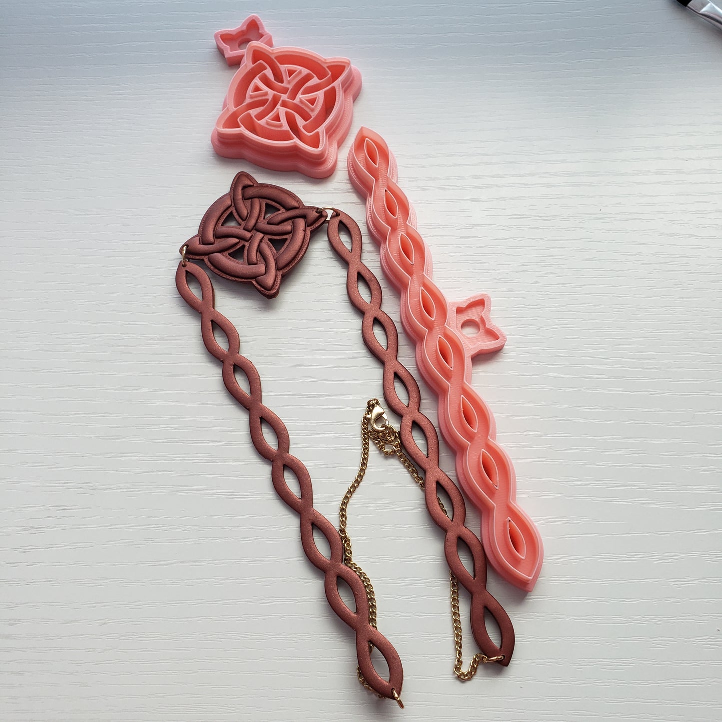 2pc Celtic Headband Polymer Clay Cutter TPAB