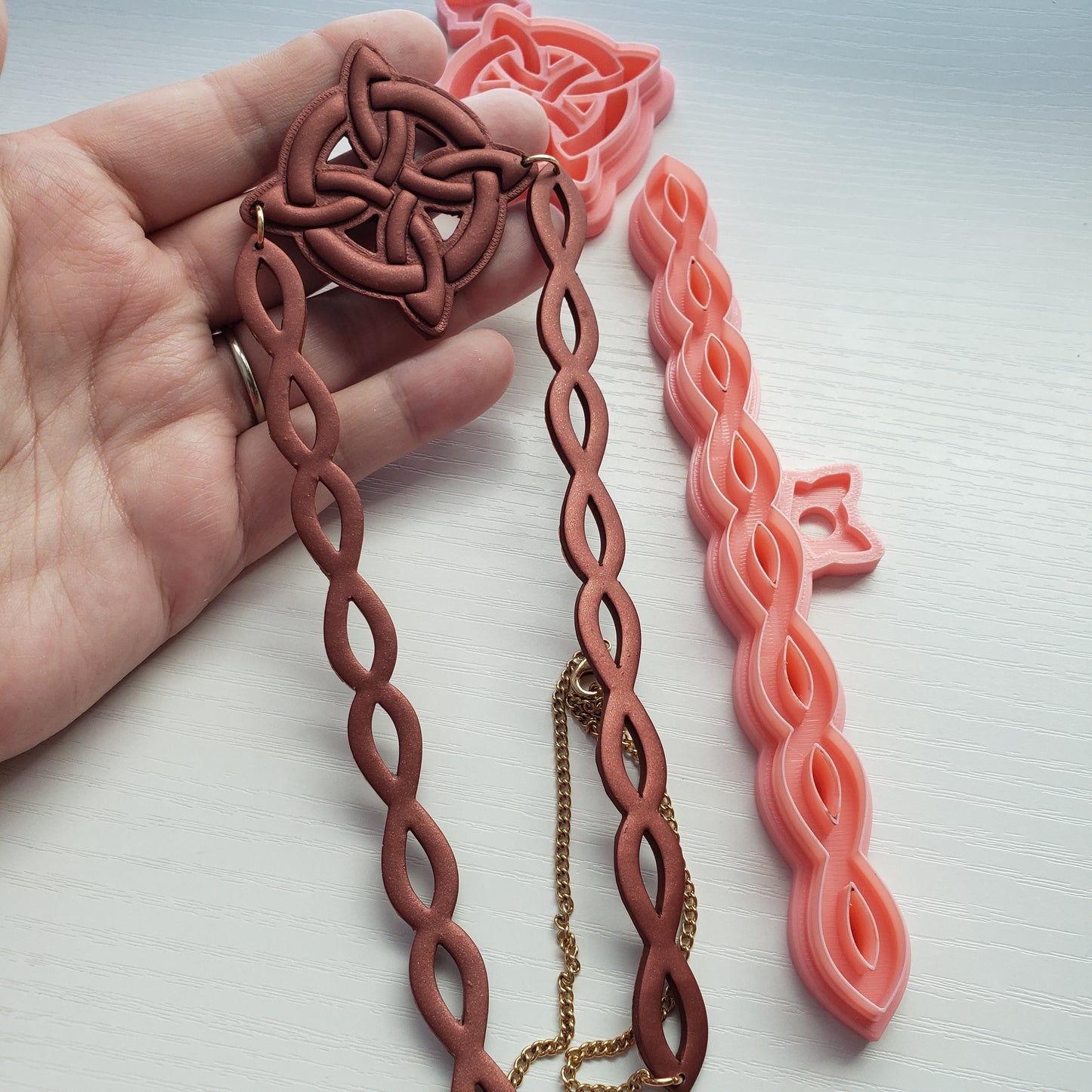 2pc Celtic Headband Polymer Clay Cutter TPAB