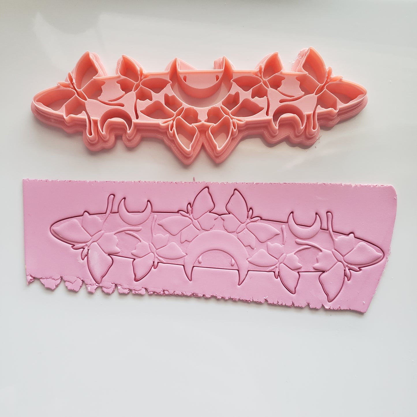 Luna Moth Headband Bracelet or Bookmark Polymer Clay Cutter TPAB