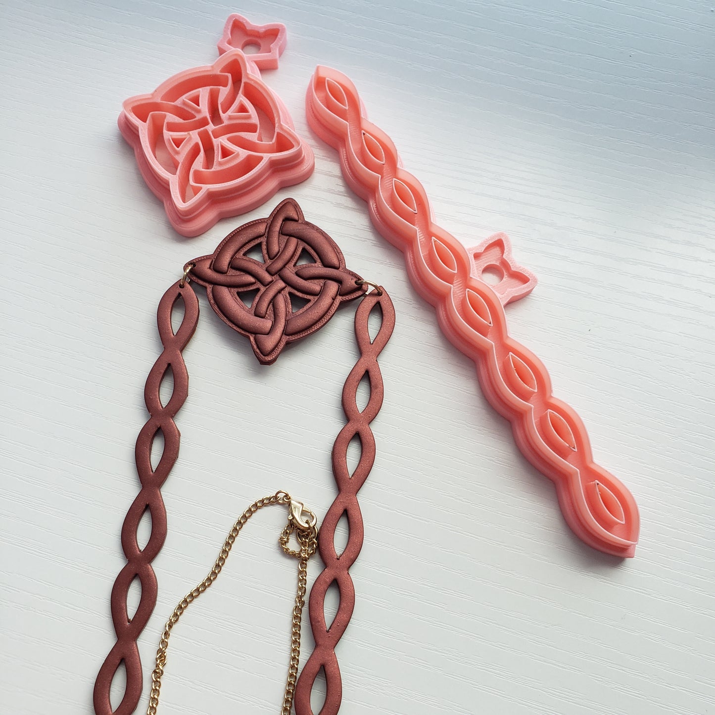 2pc Celtic Headband Polymer Clay Cutter TPAB