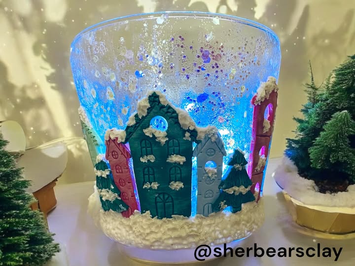 Quirky Village House Imprint Polymer Clay Cutter 3 Styles and Sizes You Choose